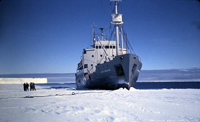 John Biscoe arriving Halley Bay January 1960