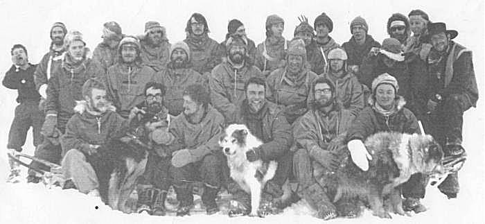 Halley Bay base photo, 1970