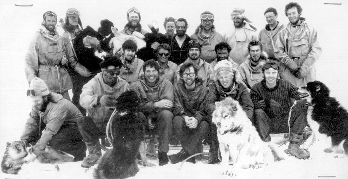 Halley Bay base photo, 1971