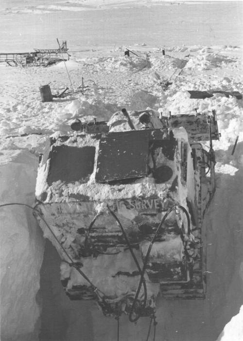 Halley Bay - 1972: IH Tractor Recovery