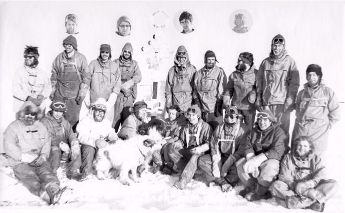 Halley Bay base photo, 1972