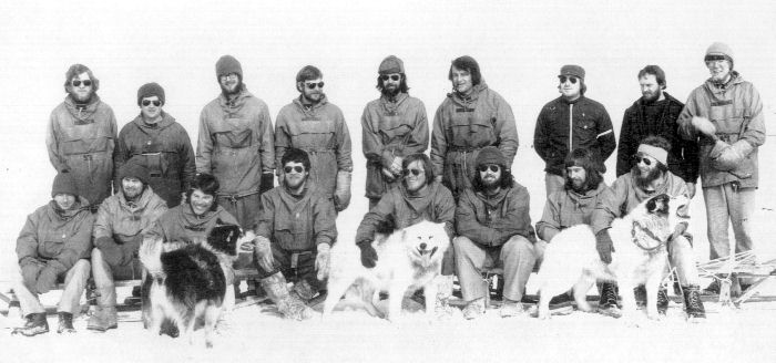 Halley Bay base photo, 1979