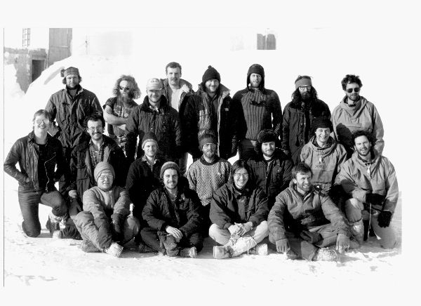 Halley Bay base photo, 1984