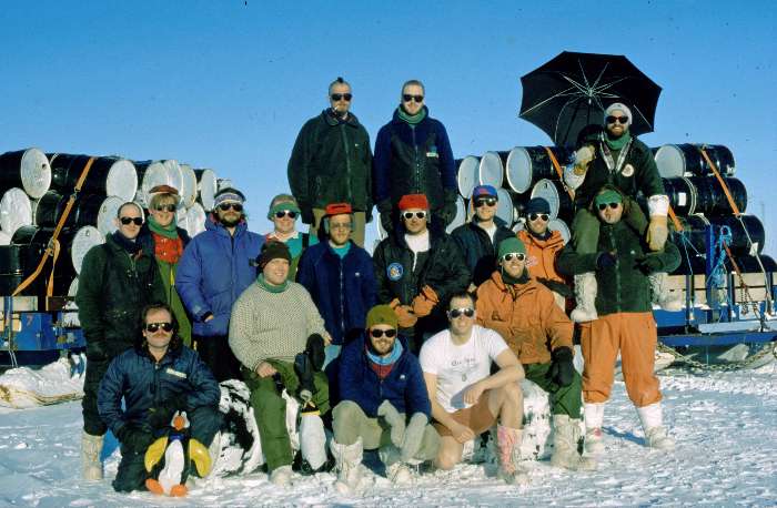 Halley base photo, 1994 (colour)