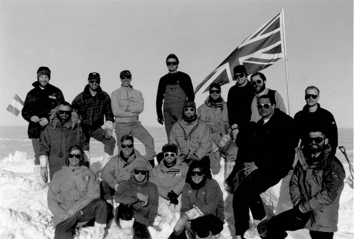 Halley base photo, 1995