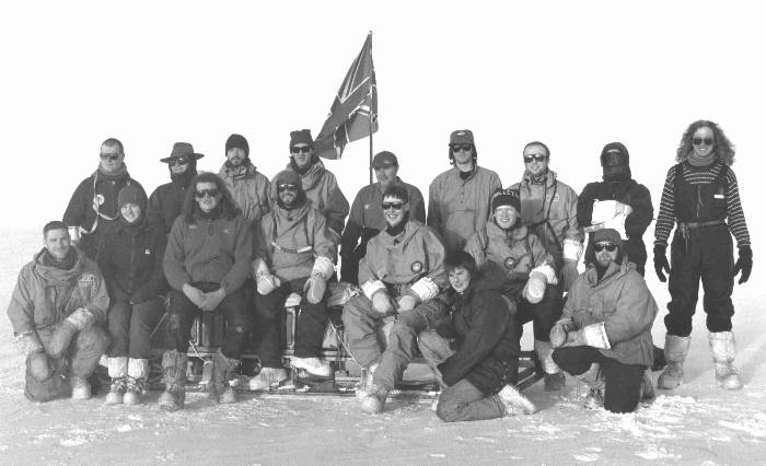 Halley base photo, 1996