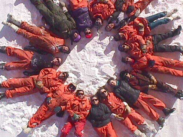 Halley Bay base photo, 1998