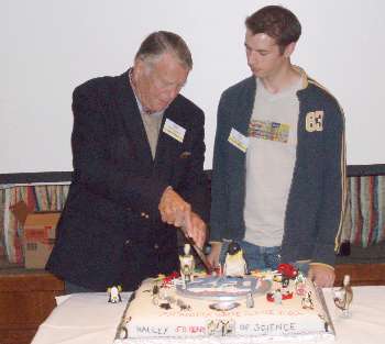 Cutting the cake